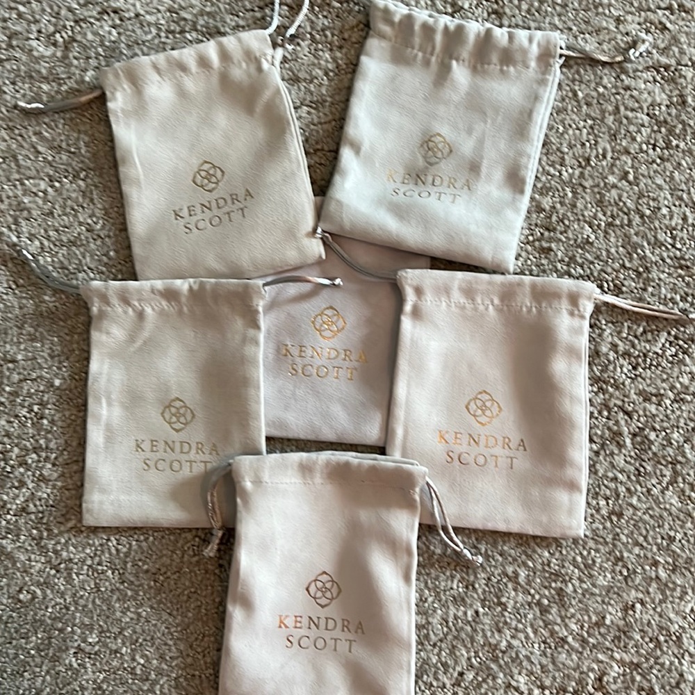 Kendra Scott jewelry pouches - set of 6